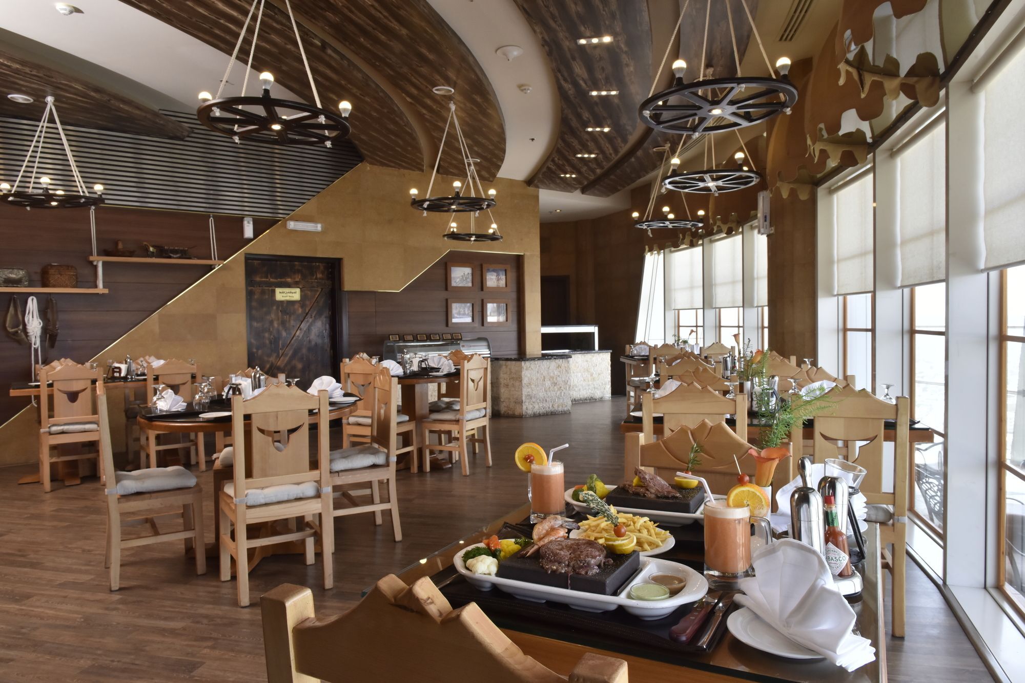 Awaliv International Hotel Ta'if Exteriör bild The restaurant